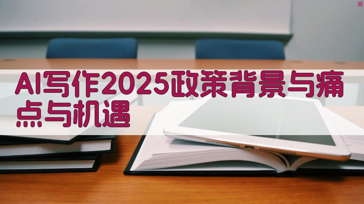 AI写作2025：政策背景与痛点与机遇 图1