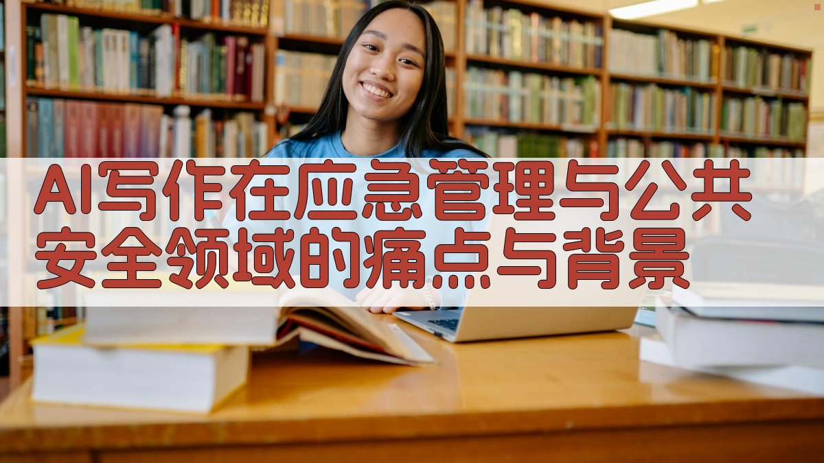 AI写作在应急管理与公共安全领域的痛点与背景 图1