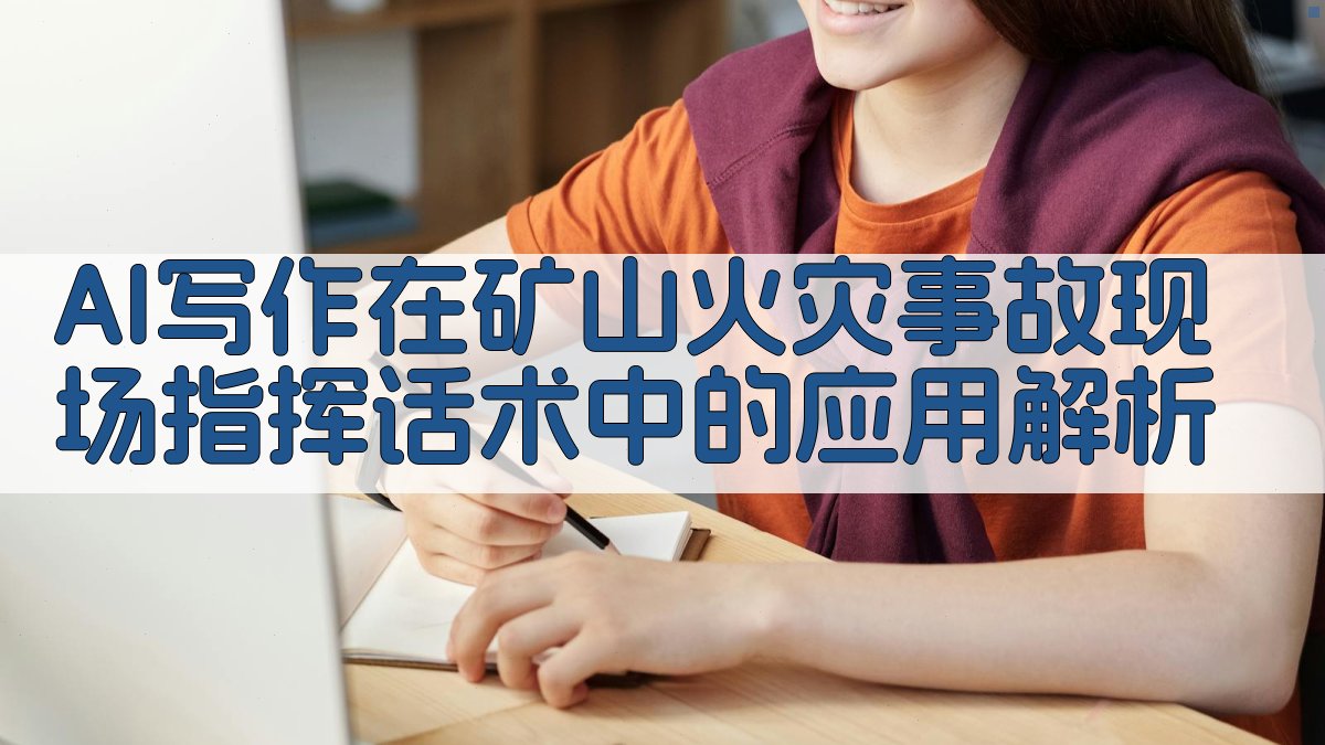 AI写作在矿山火灾事故现场指挥话术中的应用解析 图1