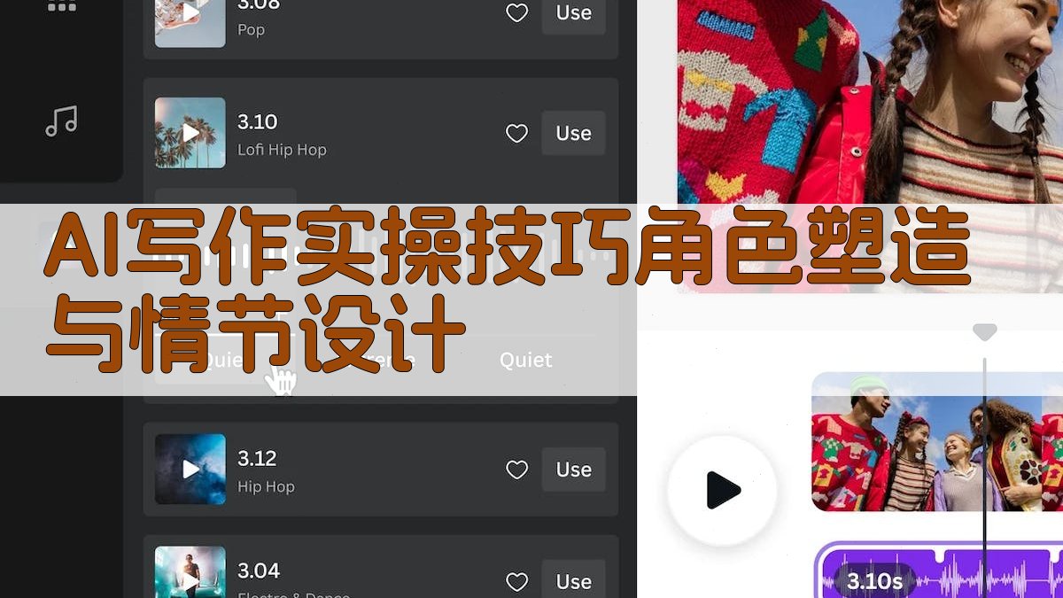 AI写作实操技巧：角色塑造与情节设计 图1