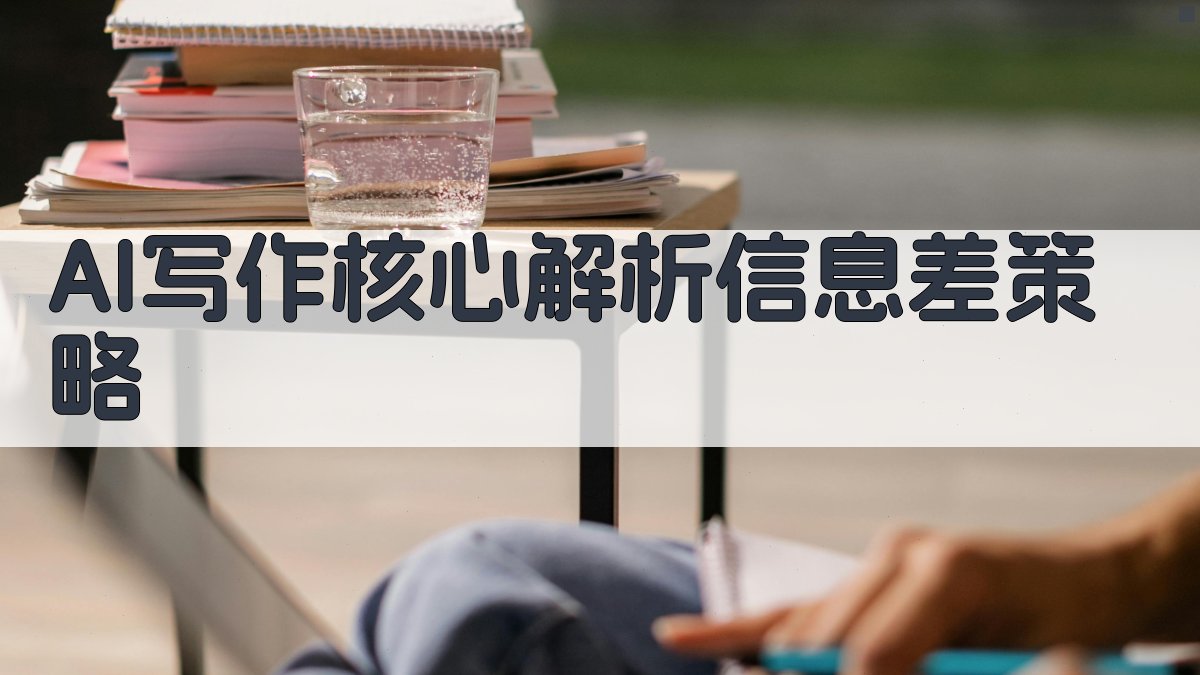 AI写作核心解析：信息差策略 图2