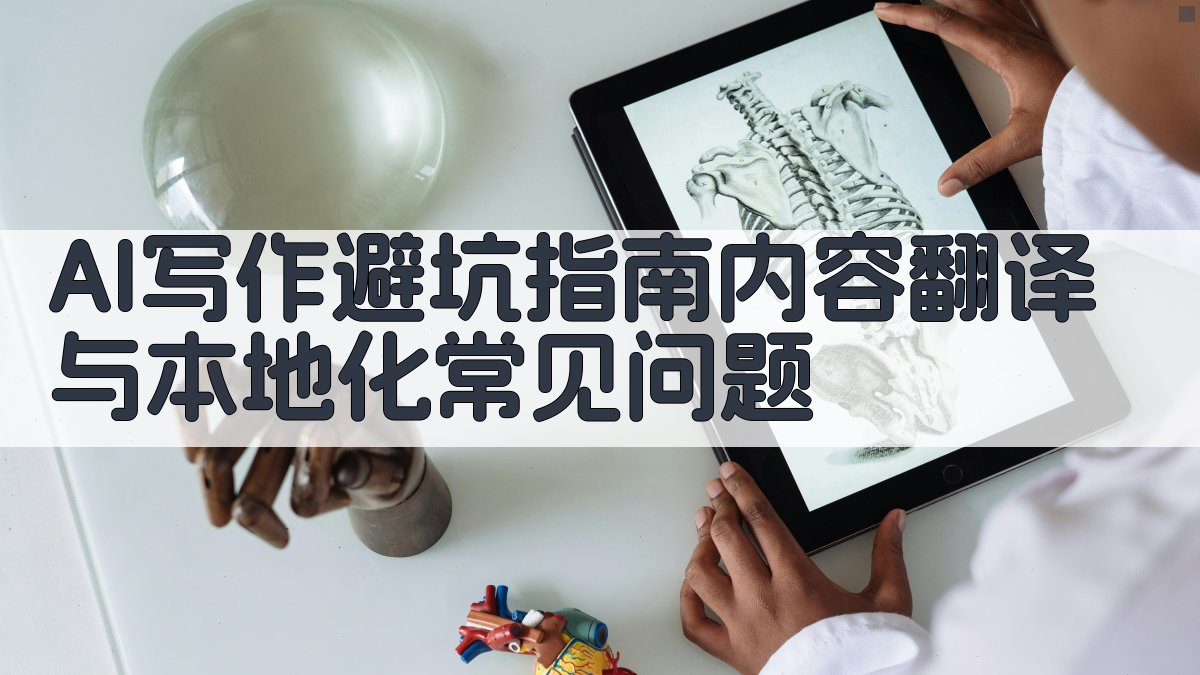 AI写作避坑指南：内容翻译与本地化常见问题 图2