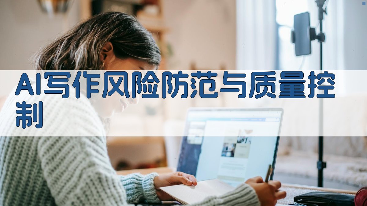 AI写作风险防范与质量控制 图2