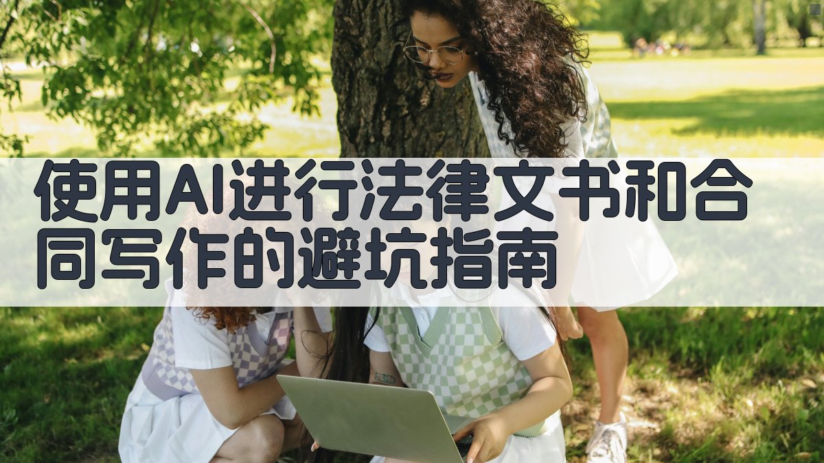 使用AI进行法律文书和合同写作的避坑指南 图1