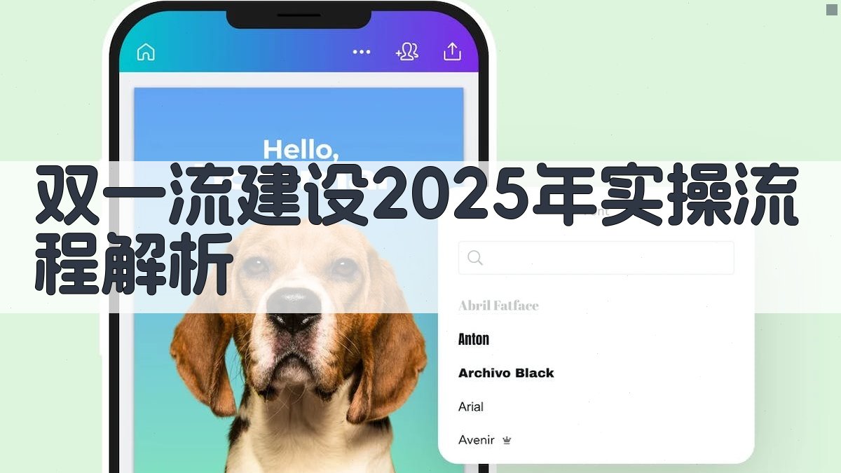 ‘双一流’建设2025年实操流程解析 图3