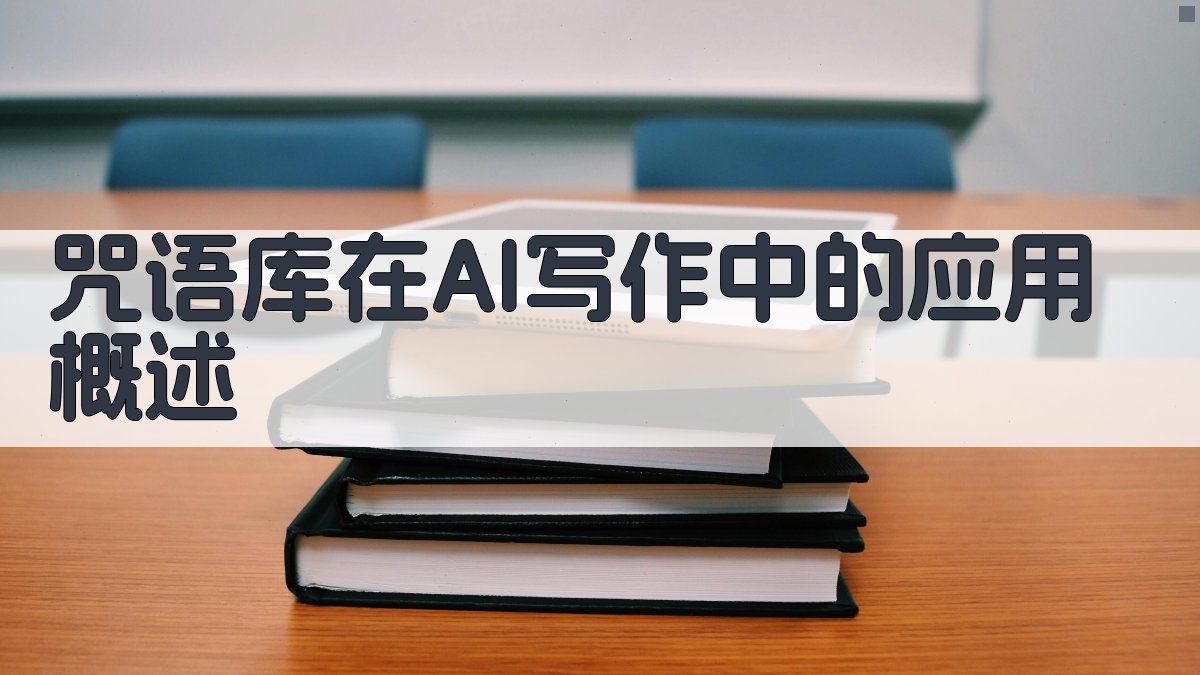 咒语库在AI写作中的应用概述 图1