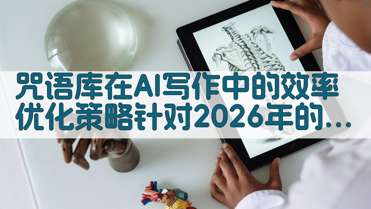 咒语库在AI写作中的效率优化策略：针对2026年的高效优化方法 图1