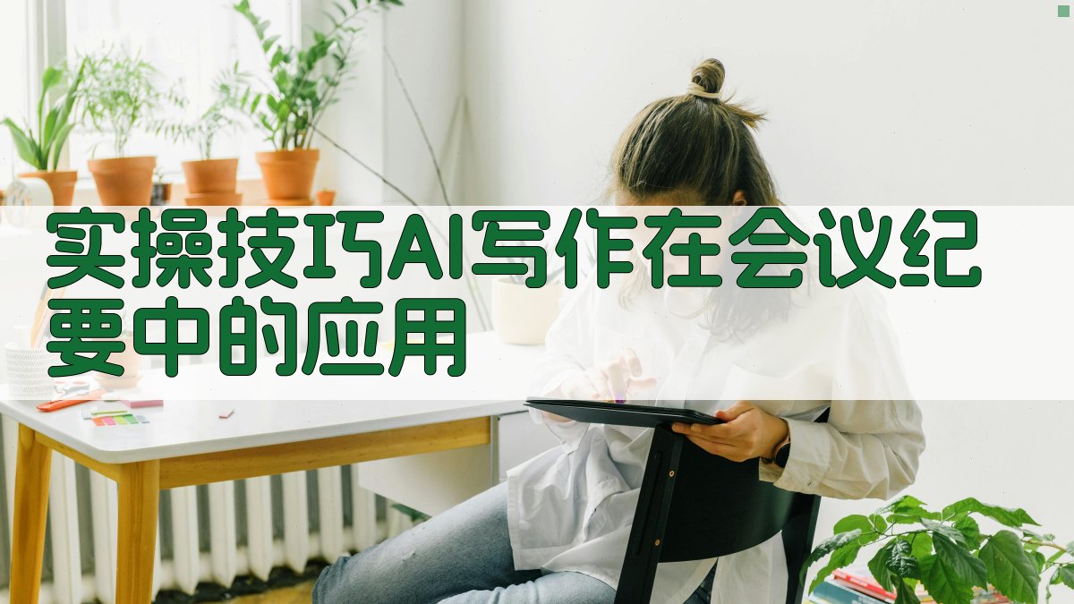 实操技巧：AI写作在会议纪要中的应用 图2