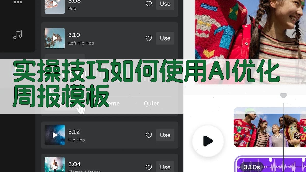 实操技巧：如何使用AI优化周报模板 图1