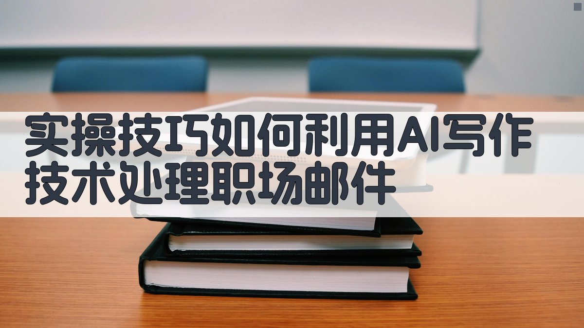 实操技巧：如何利用AI写作技术处理职场邮件 图3