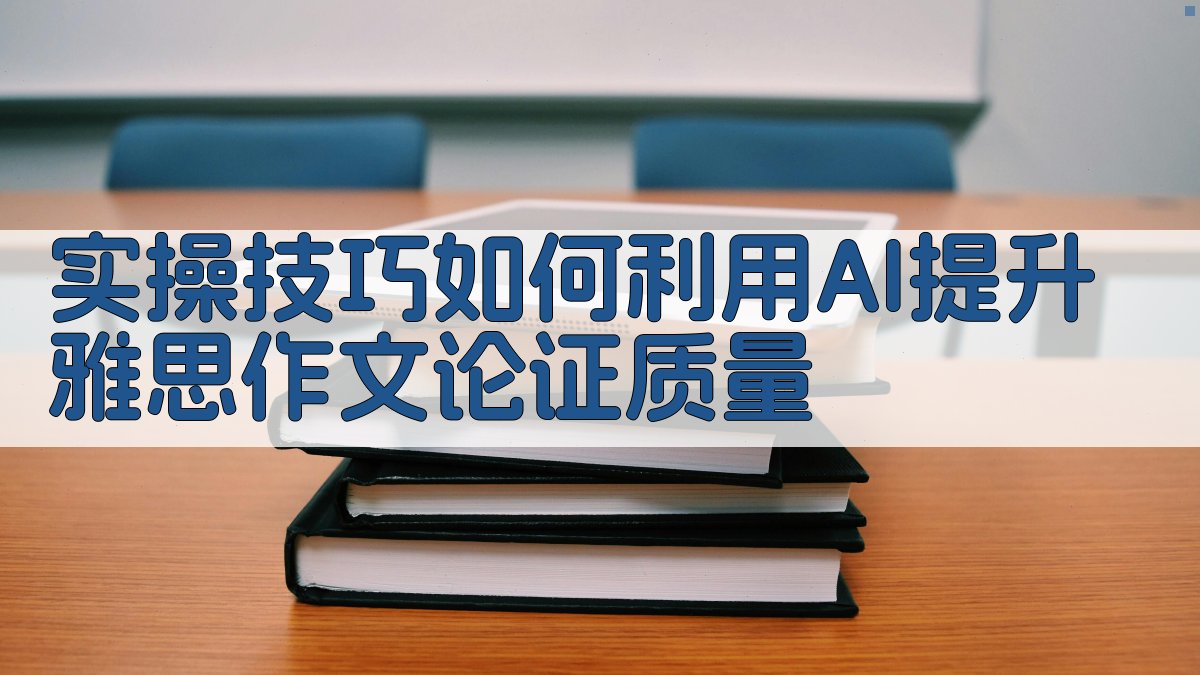 实操技巧：如何利用AI提升雅思作文论证质量 图1