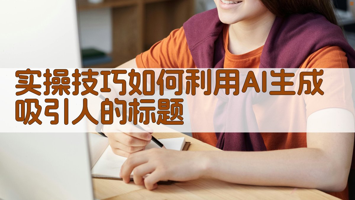 实操技巧：如何利用AI生成吸引人的标题 图1