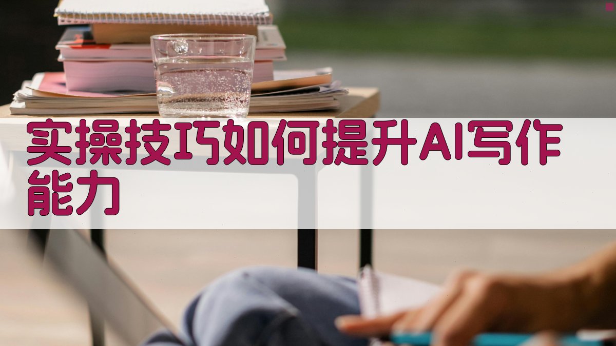 实操技巧：如何提升AI写作能力 图1