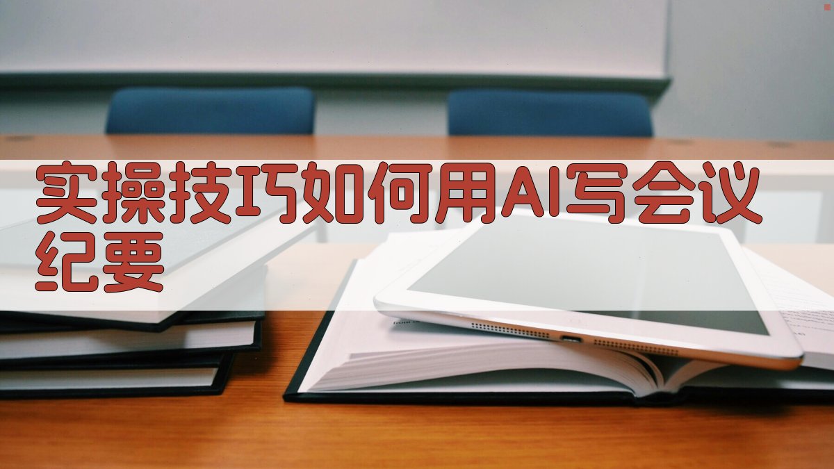 实操技巧：如何用AI写会议纪要 图3