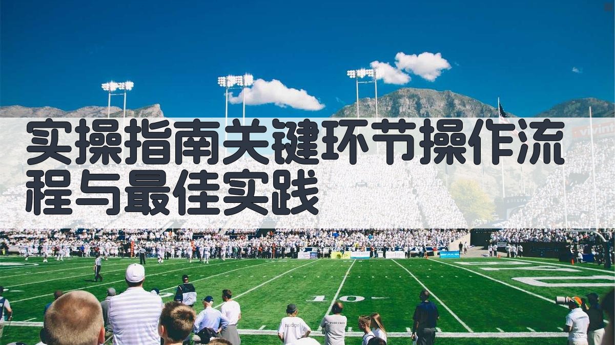 实操指南关键环节操作流程与最佳实践 图2