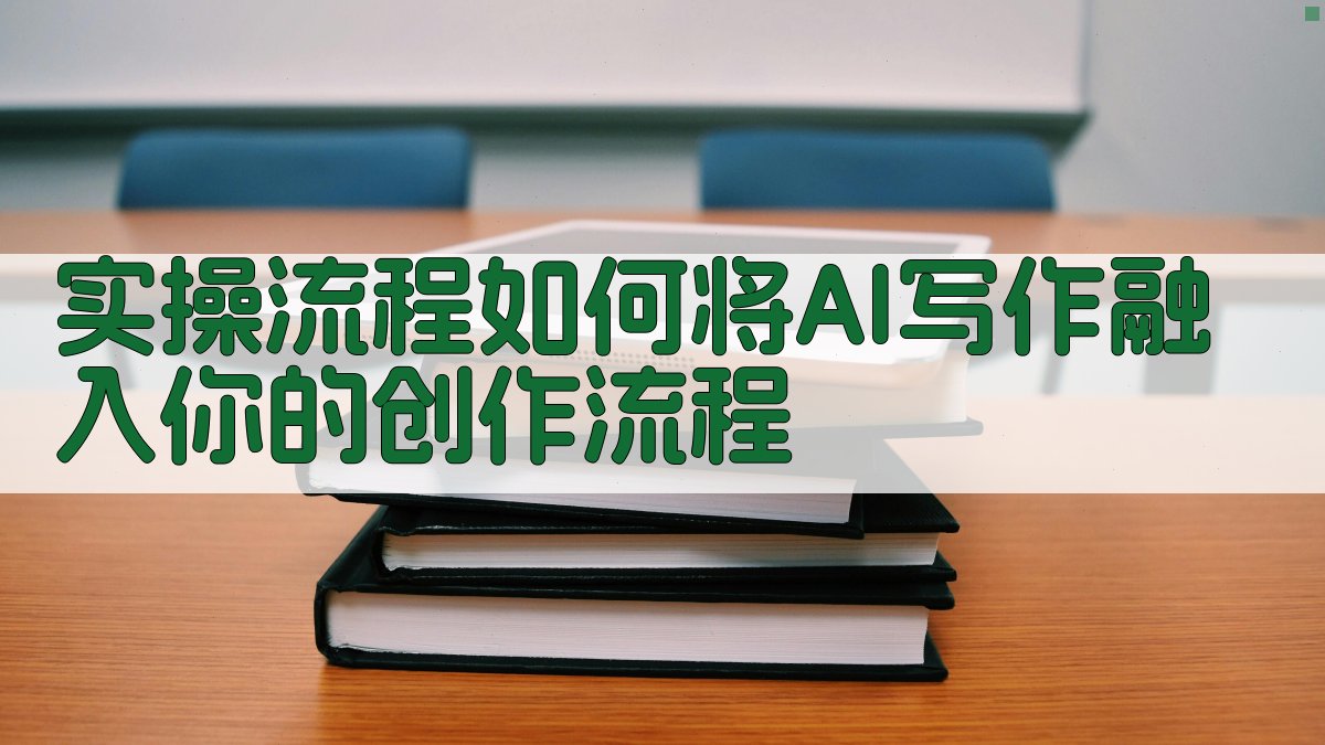 实操流程如何将AI写作融入你的创作流程？ 图2