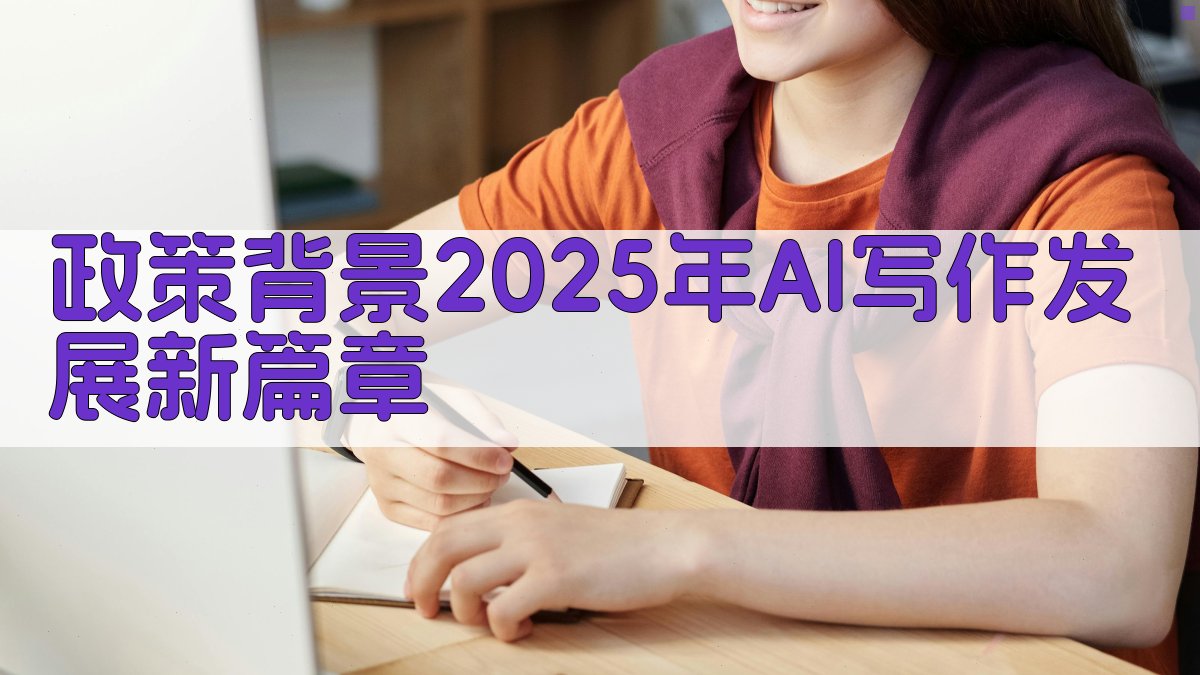 政策背景：2025年AI写作发展新篇章 图1