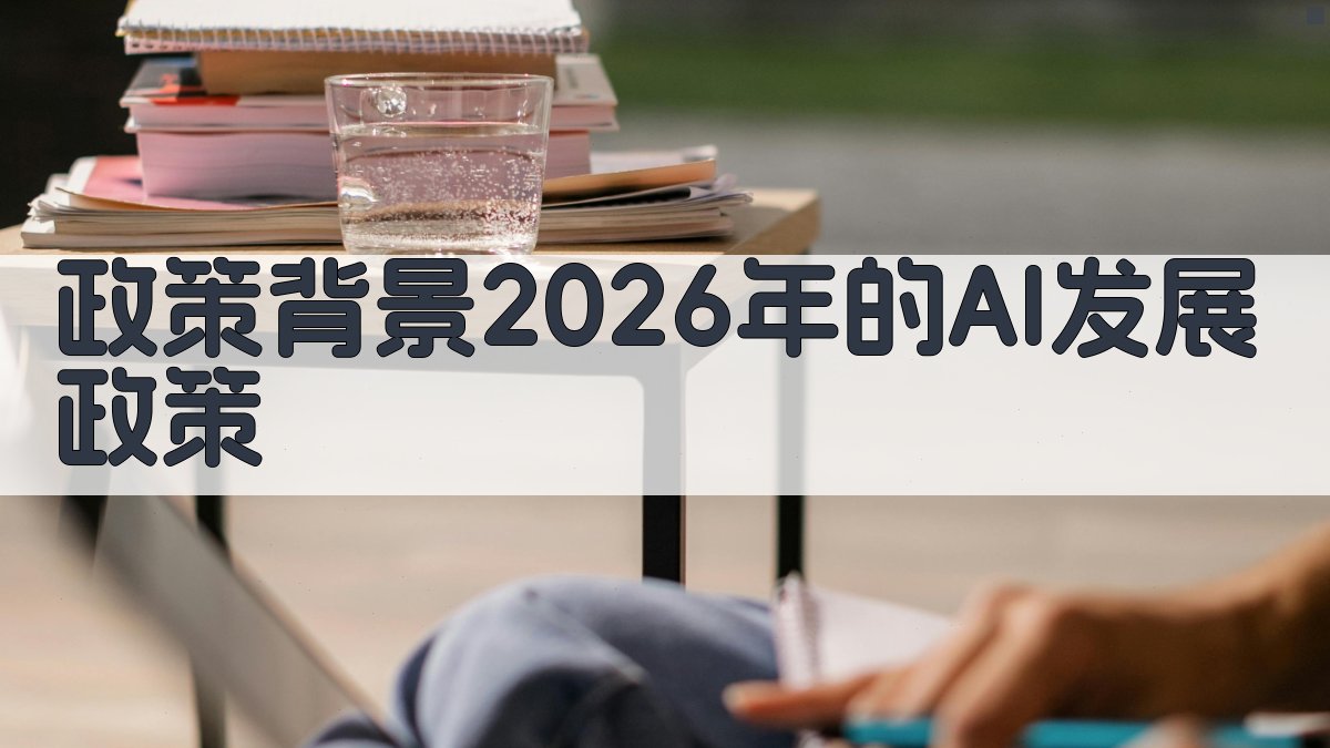 政策背景：2026年的AI发展政策 图1