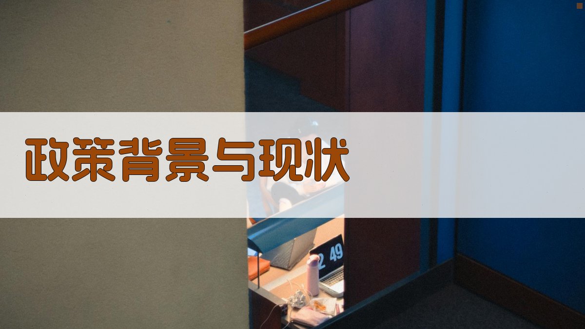 政策背景与现状 图1