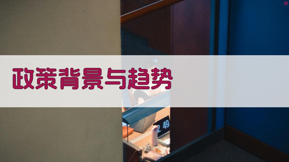 政策背景与趋势 图1