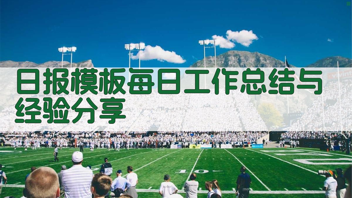 日报模板：每日工作总结与经验分享 图4