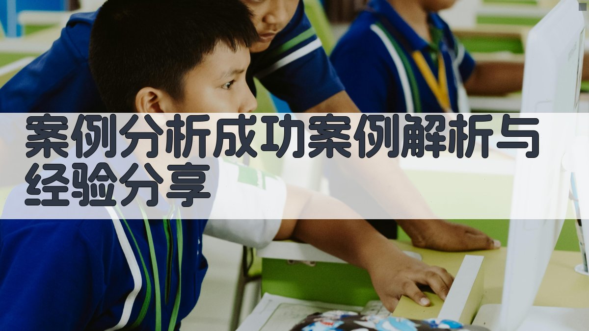 案例分析成功案例解析与经验分享 图1