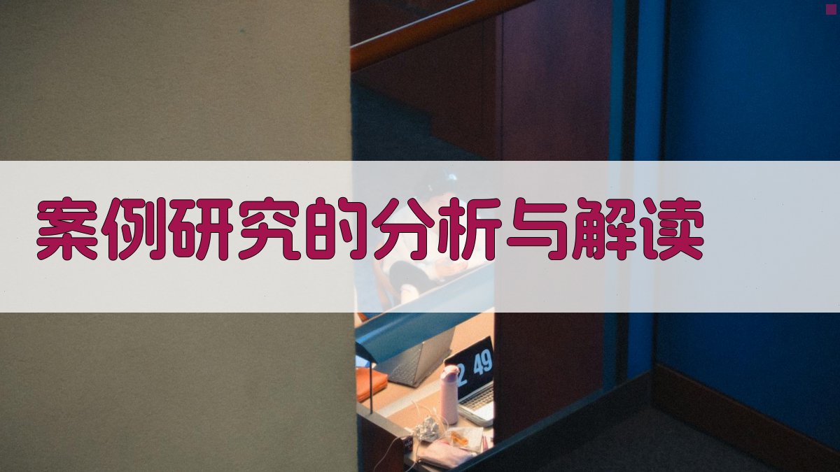 案例研究的分析与解读 图2