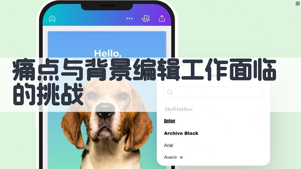 痛点与背景：编辑工作面临的挑战 图1