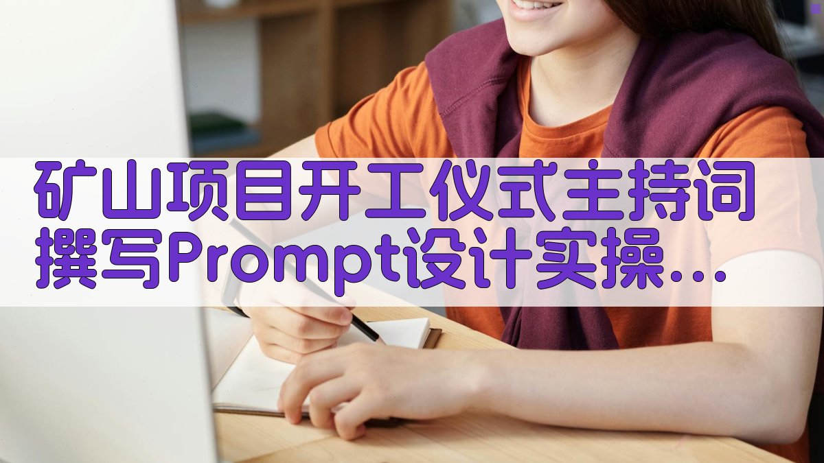 矿山项目开工仪式主持词撰写Prompt设计实操技巧 图3