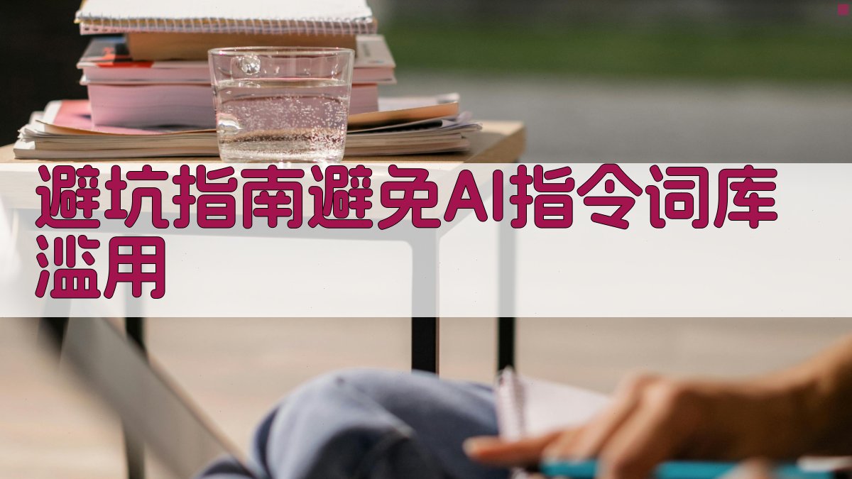 避坑指南：避免AI指令词库滥用 图4