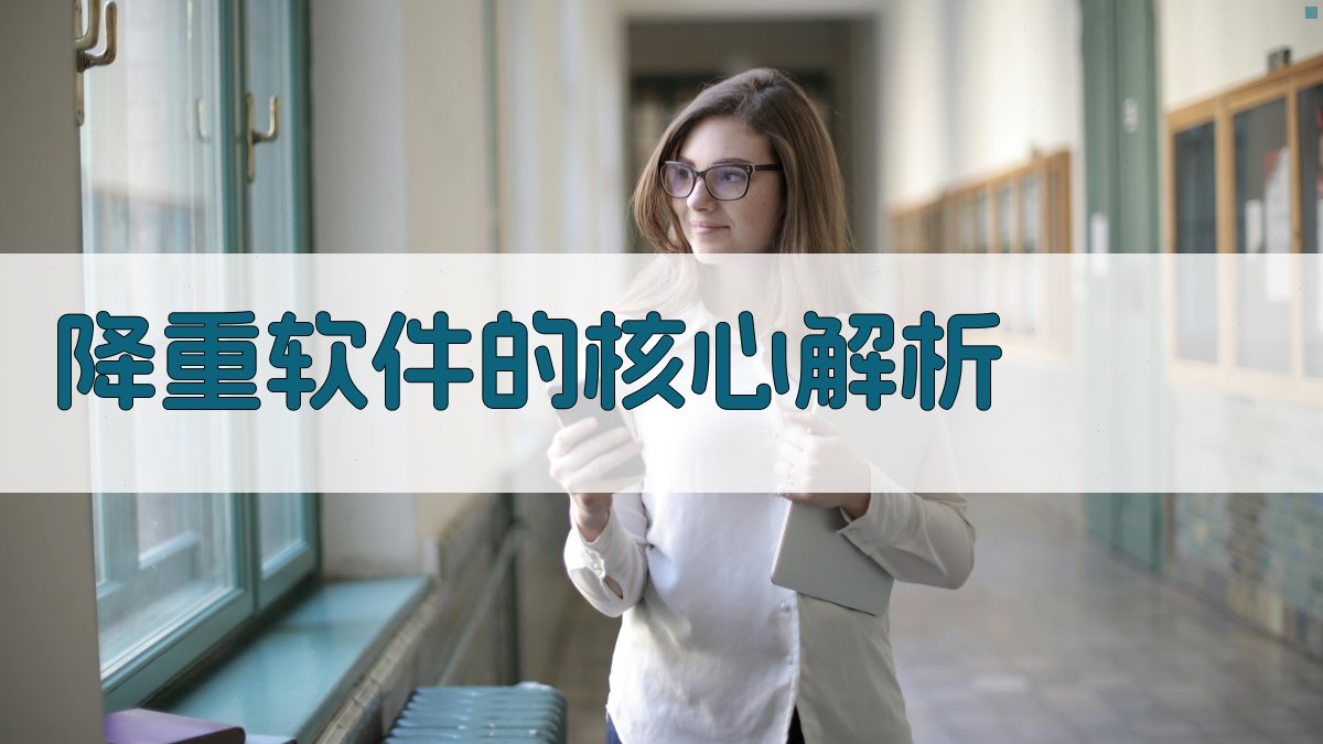 降重软件的核心解析 图1