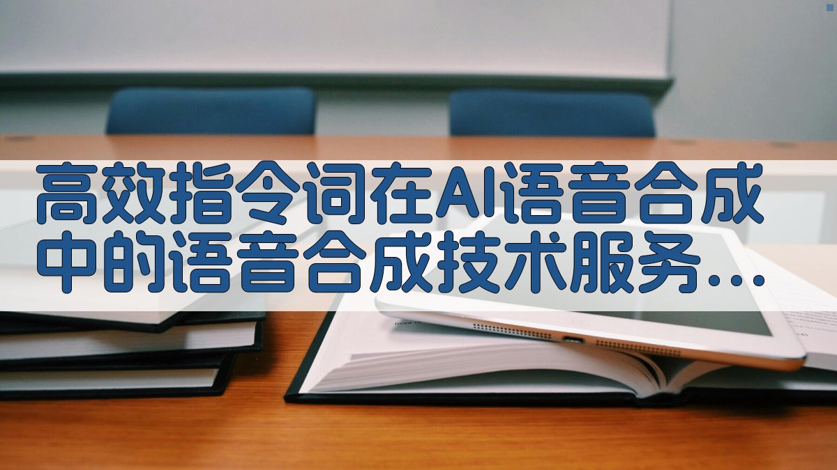 高效指令词在AI语音合成中的语音合成技术服务要点 图1
